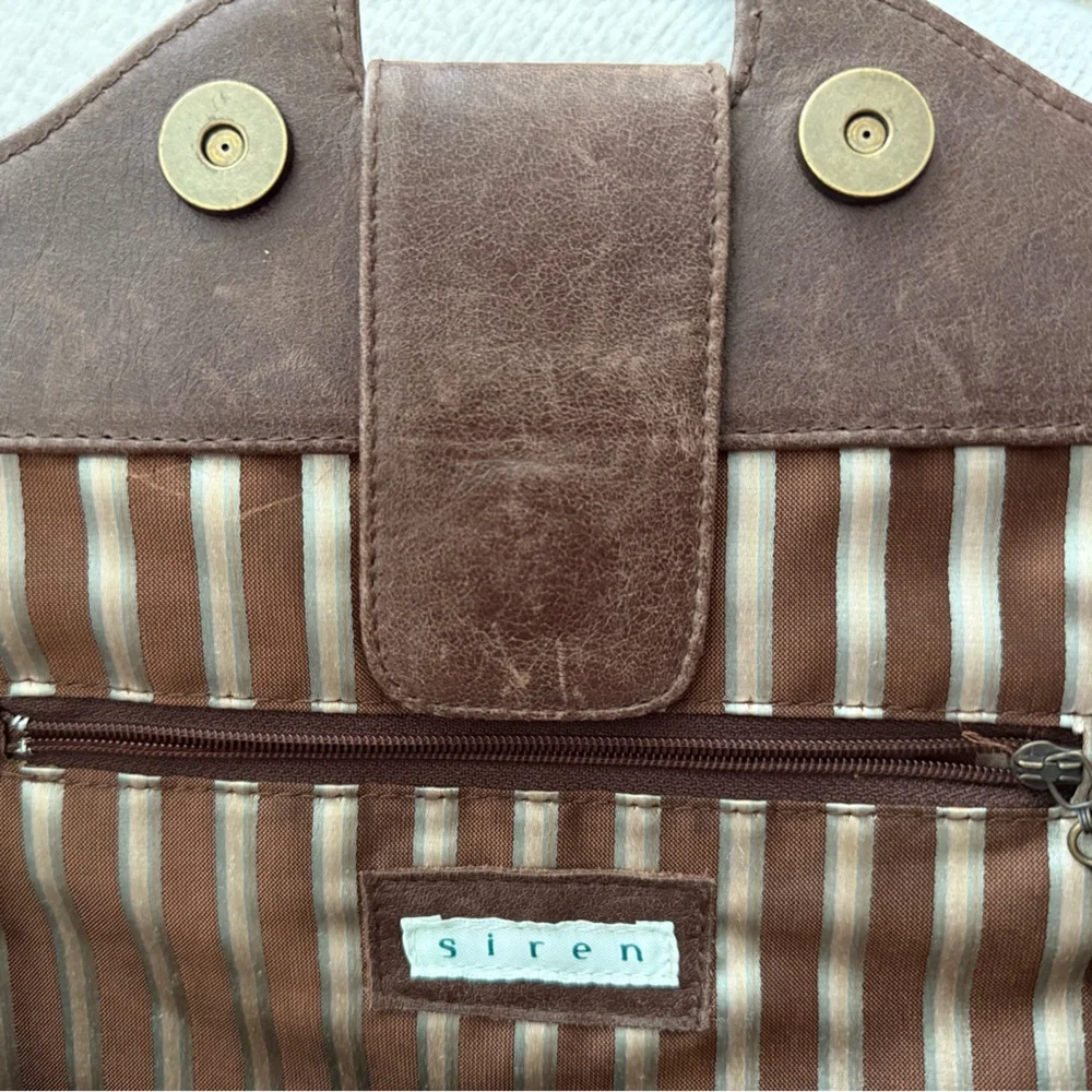 Vintage Siren Floral Genuine Leather Bag